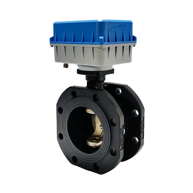 Flange cast iron electric valve