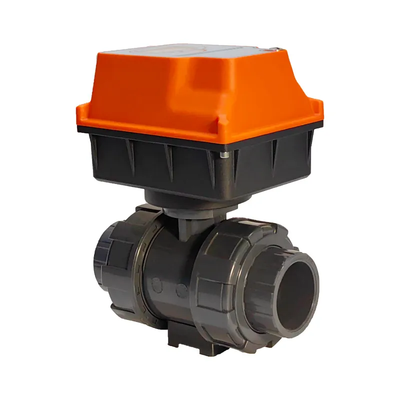 Electric ball valve components and structure